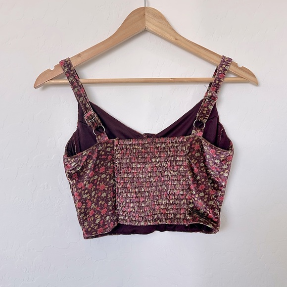 Velvet crop top 
Small - Picture 2 of 2